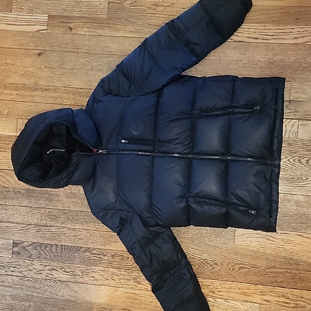 Ralph Lauren Polo Sport Boys Large Down Puffer Coat Navy Blue